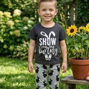 NEW Boy's Easter Show Me the Bunny Outfit